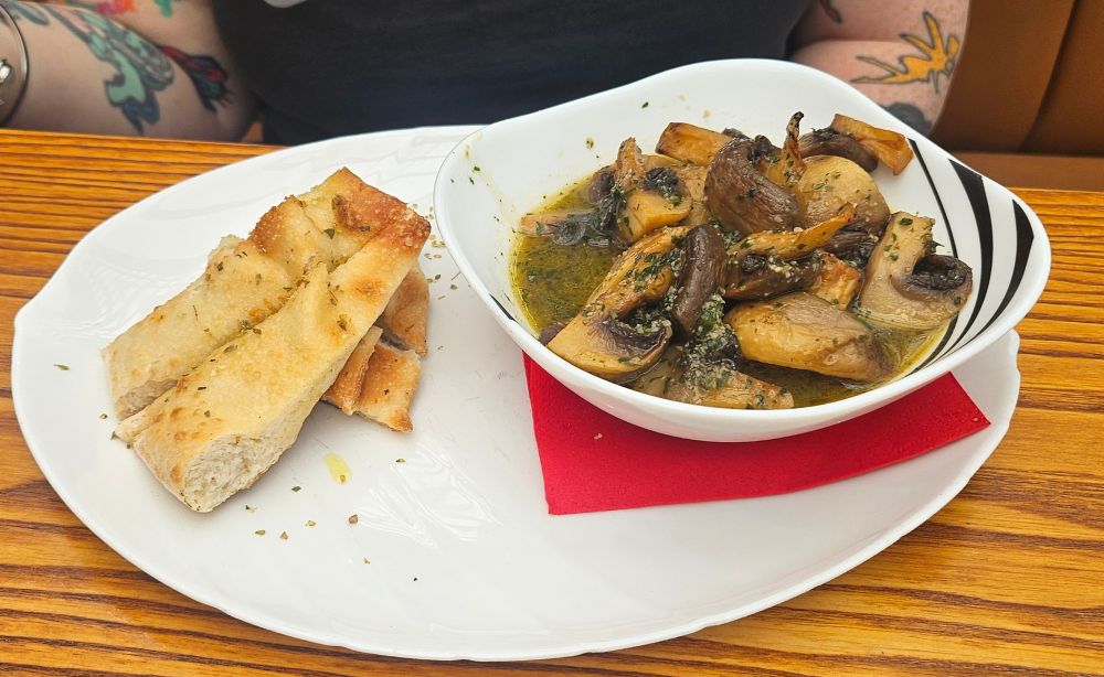 Garlic mushrooms my mum had 