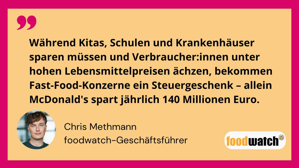 Statement zur Senkung der Mehrwertsteuer für gastronomische Betriebe