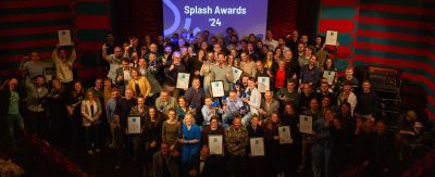 Groepsfoto deelnemers Splash Awards 2024.