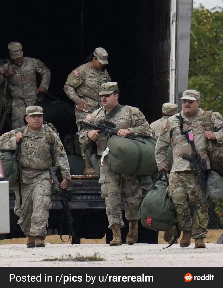Men in camouflage 