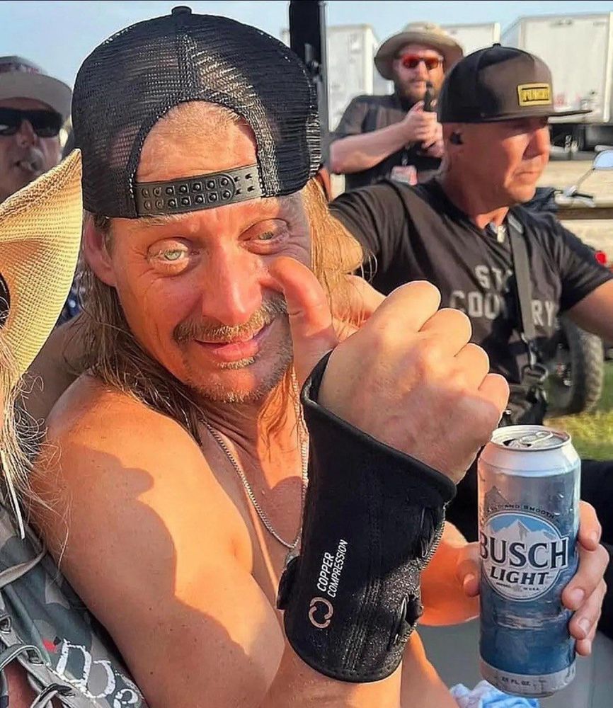 Drunk old man