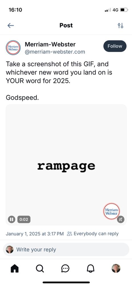 Word rampage on a white background 