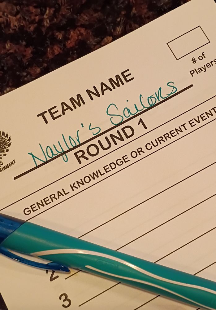 Team name: Naylor's Sailors