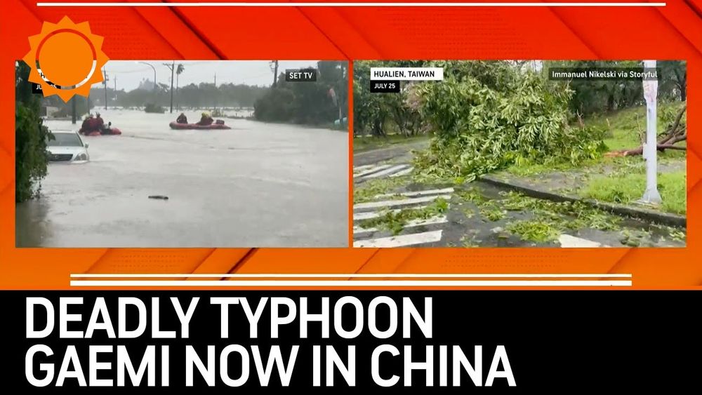 Deadly Typhoon Gaemi/Carina Moves into China| AccuWeather