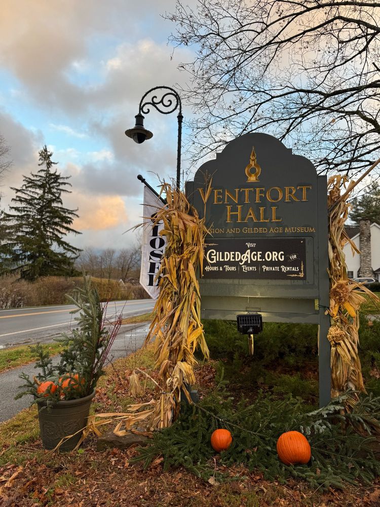 Sign to Ventfort Hall 
