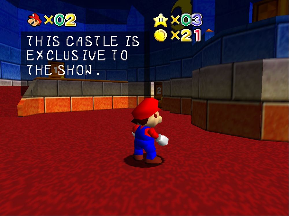 Every copy of Super Mario 64 is personalized.