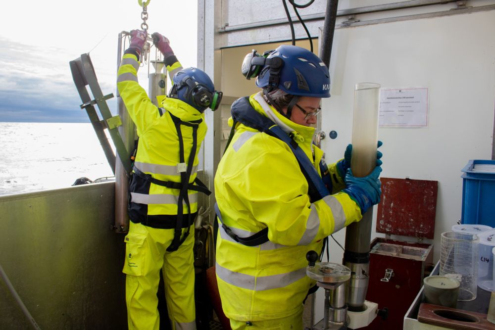 Provtagning för svensk miljöövervakning. Foto: Marlene Johansson/UMF