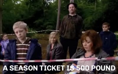 A Season Ticket is 500 Pound scene from That Mitchell and Webb Look