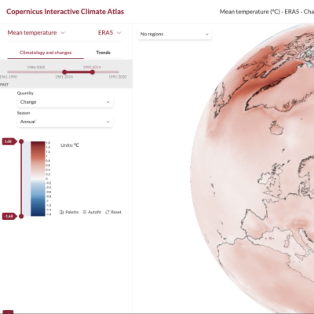 Copernicus Interactive Climate Atlas: guide to the powerful new C3S tool