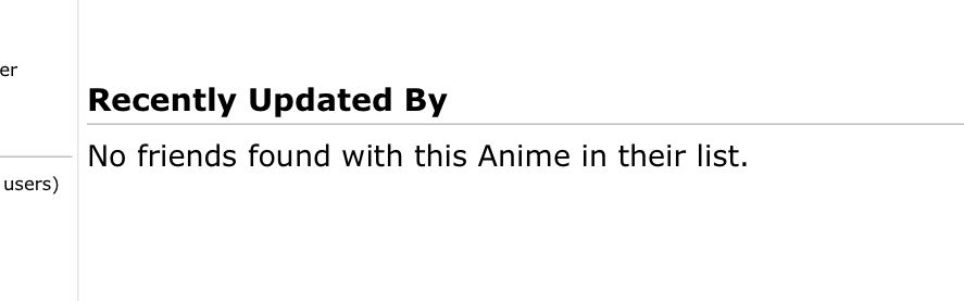 Ystävälistalaisista kukaan ei ole katsonut :(