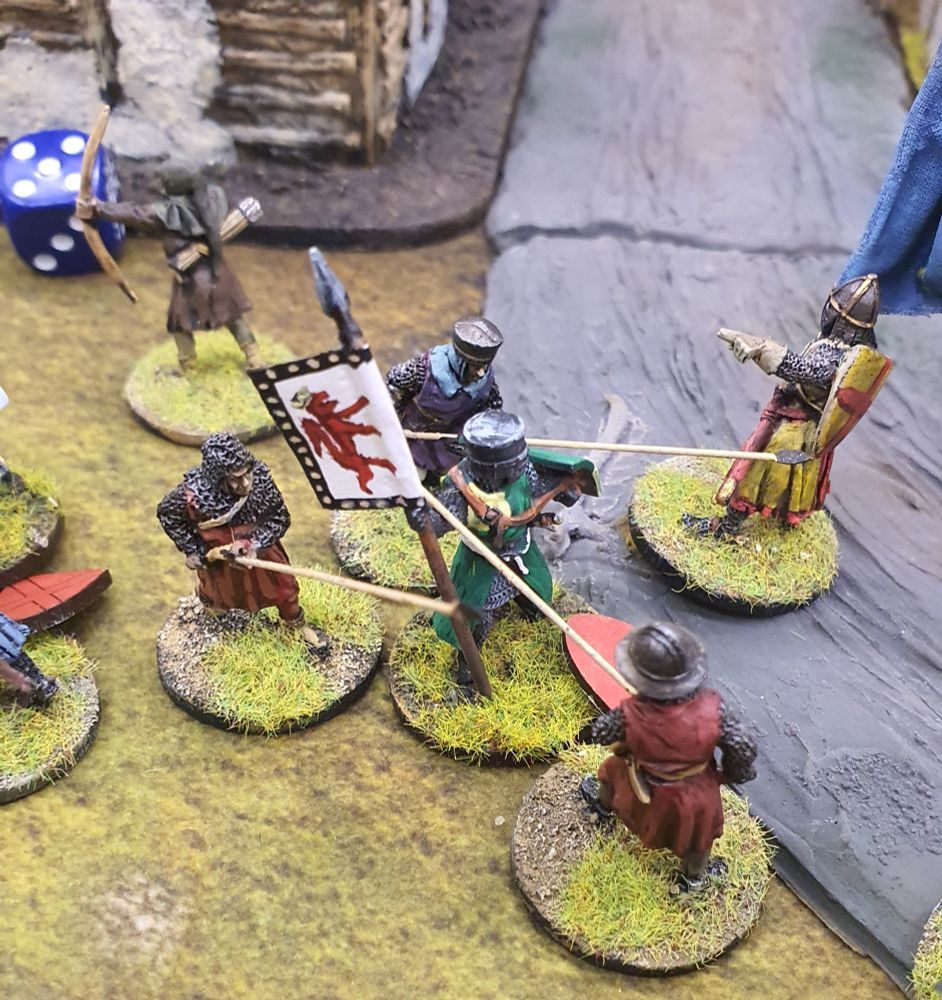 28mm knights fighting