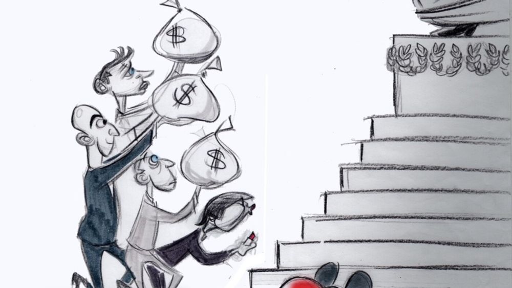 Washington Post cartoonist Ann Telnaes resigned after an editor rejected her sketch satirizing tech chiefs, including the Post's owner and Amazon founder Jeff Bezos.