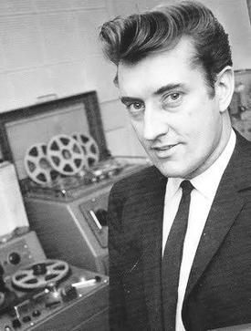 Joe Meek in his recording studio in the 1960s