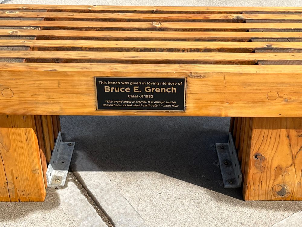 A photo of the Grench Bench