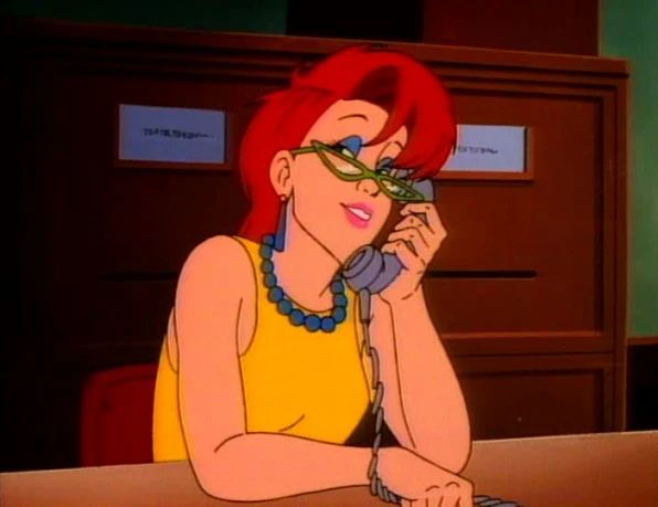 A picture of Janine Melnitz from The Real Ghostbusters animated show