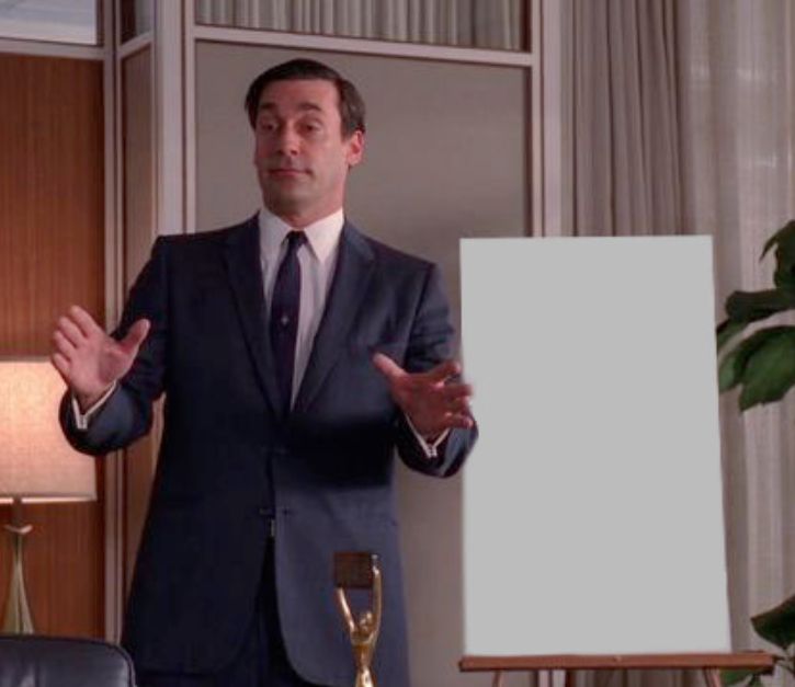 screen from mad men don draper x but y scene
