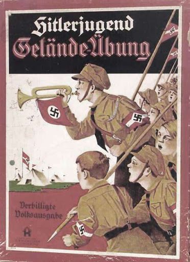 Hitlerjugend poster with Fraktur font