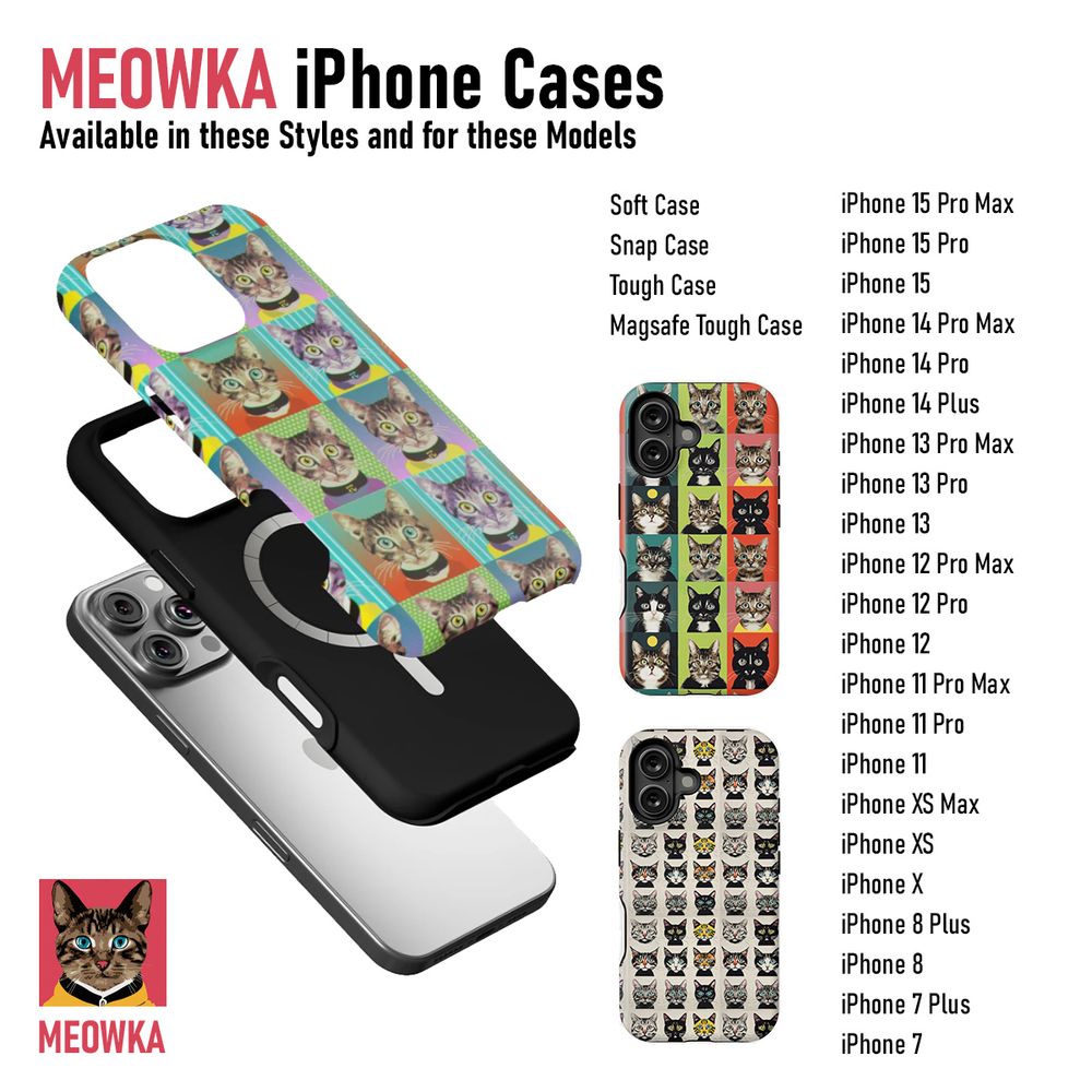 iPhone Cases with Cat Designs