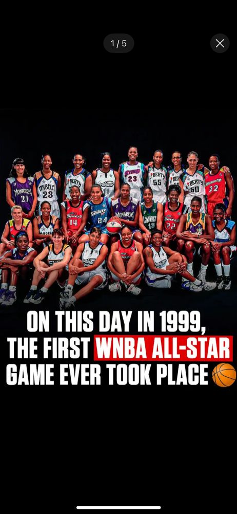 
ON THIS DAY IN 1999, THE FIRST WNBA ALL-STAR GAME EVER TOOK PLACE