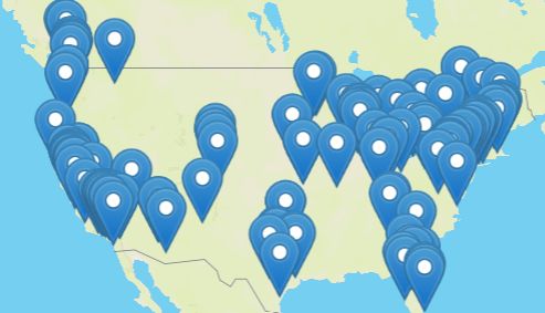 MAP of Tesla Takedown protests across the United States