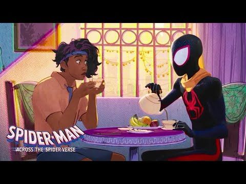 Pavitr Prabhakar sipping on Chai-Tea | Spider-Man: Across the Spider-Verse | Rent Now