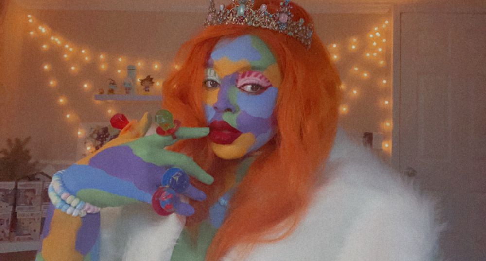 Phry is dressed up as candy wife from Misadventures of Flapjack 