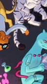 Another crop that teases other notable and less notable Adventure Time felines