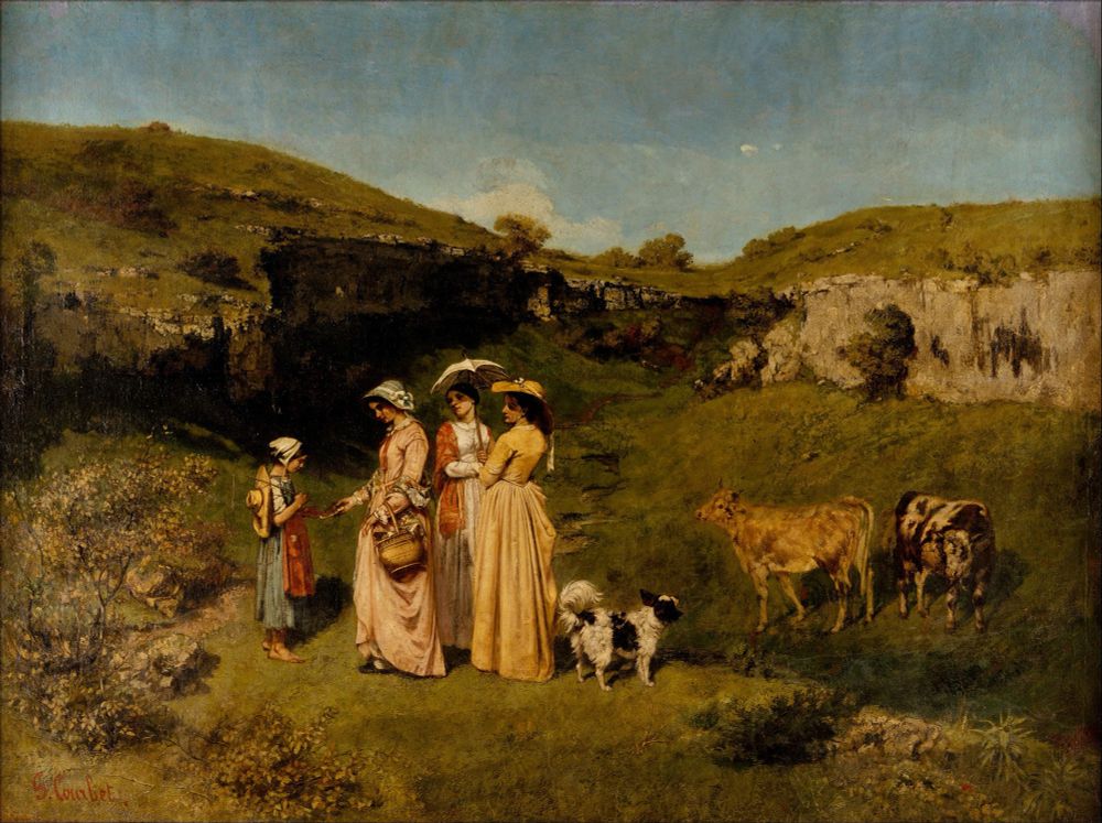 Gustave Courbet, Ladies of the Village, 1851
