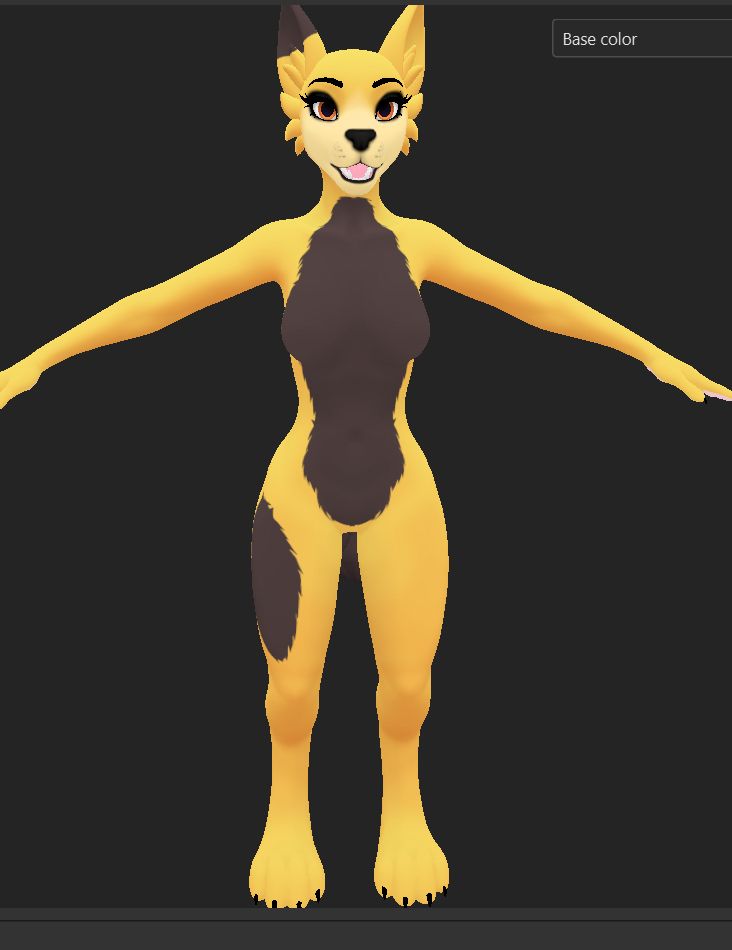 Front view of levels texture commission in substance painter.