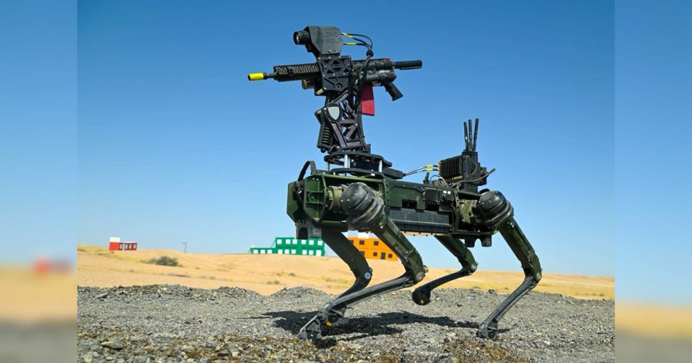 The US Army Is Testing Killer Robot Dogs With AI-Powered Rifles in the Middle East