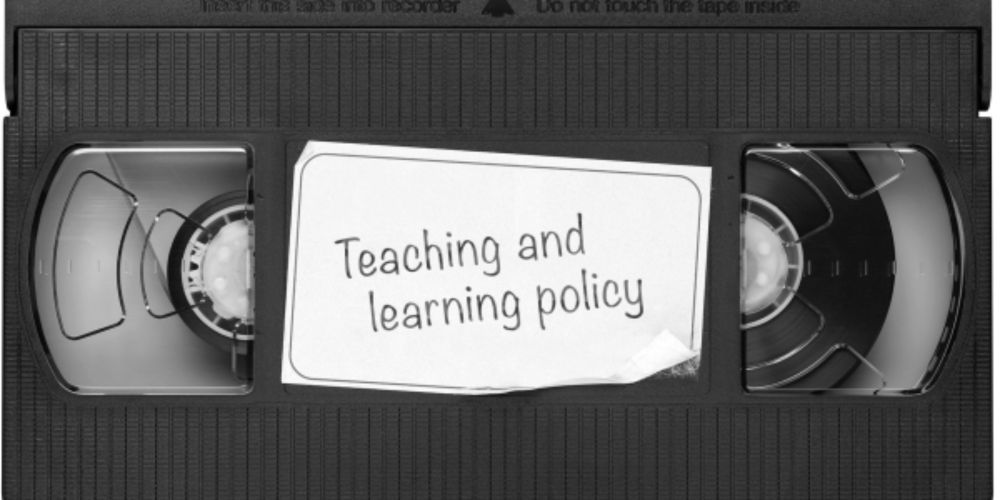 Do we actually need teaching and learning policies?