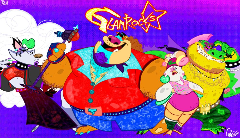 They are all characters from the game Five Nights At Freddy's Security Breach, they are just redesigned