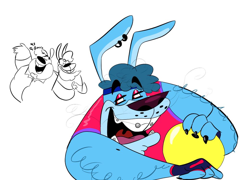 Glamrock Bonnie (canon design and my design)