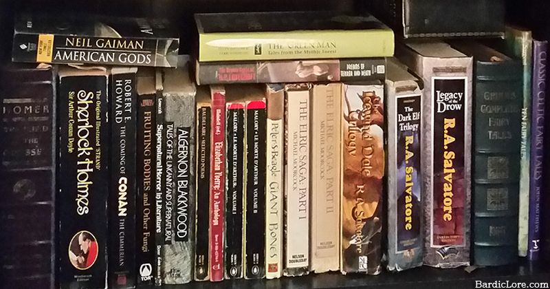 second shelf: other fantasy books