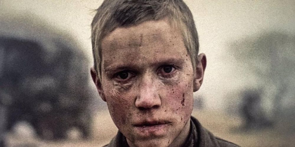 The kid from Come and See looking psychologically traumatized