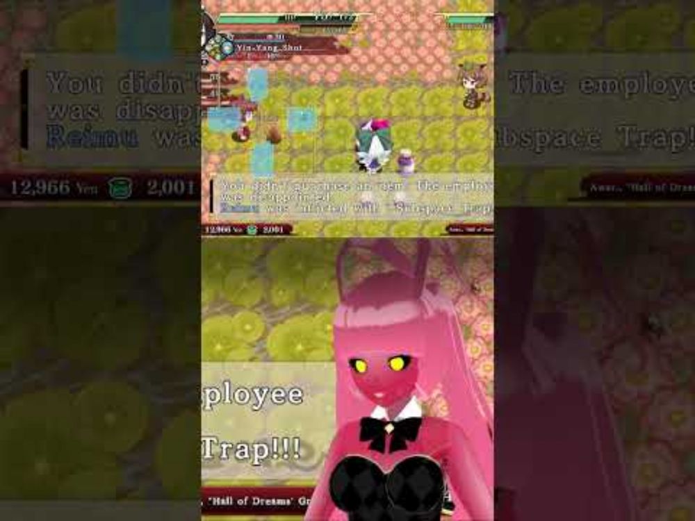 Lucky escape from a scam shop! #touhou #mysterydungeon #vtuberclips