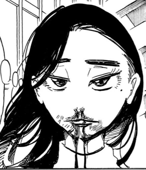 Screenshot of Paru Itagaki's Drip Drip, about a woman who compulsively nosebleeds in reaction to anything she perceives as 