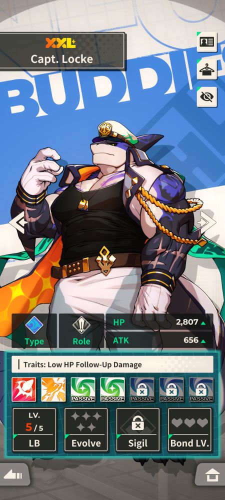 Captain Locke, a character from XXL Woofia.