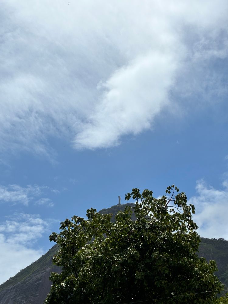 Christ the Redeemer under a BlueSky 