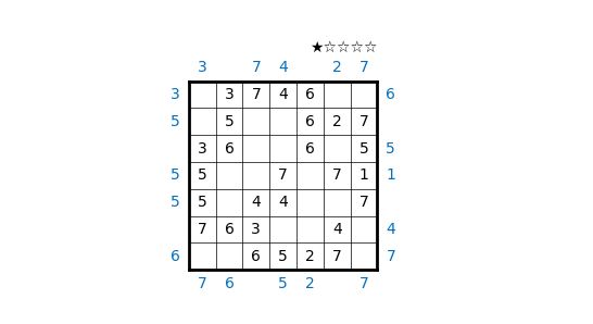 solved sevendoku grid