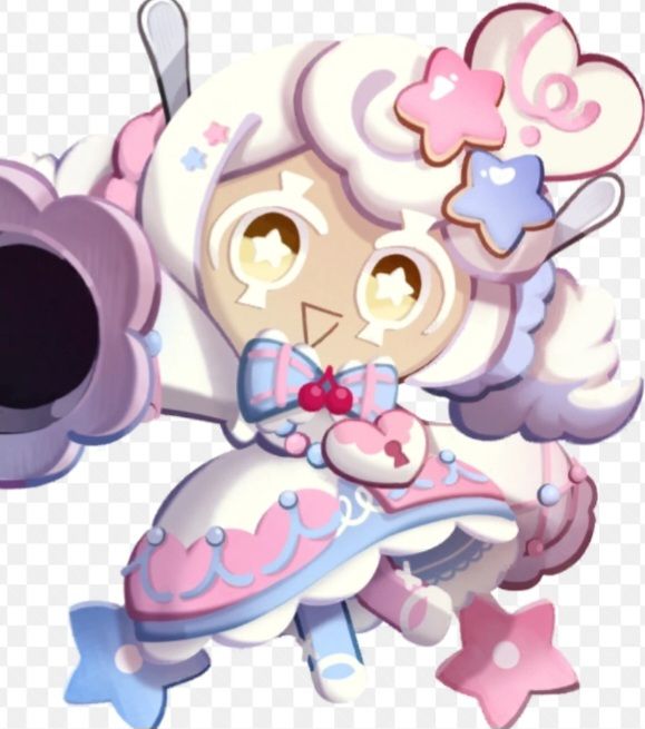 Pudding a la mode cookie from the game cookie run kingdom 