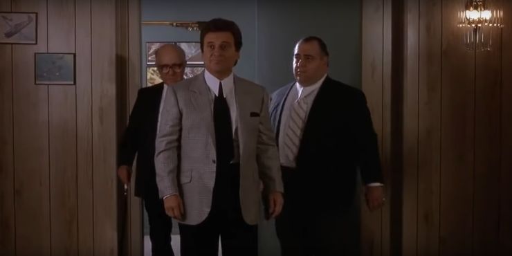 Tommy DeVito (Joe Pesci) walking into a room in his last scene in Goodfellas. You've seen Goodfellas, right? You know what happens in Goodfellas. Cmon