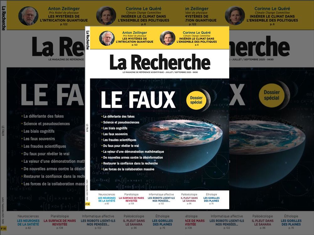 Couverture du Numéro 582 de La Recherche - Le Faux