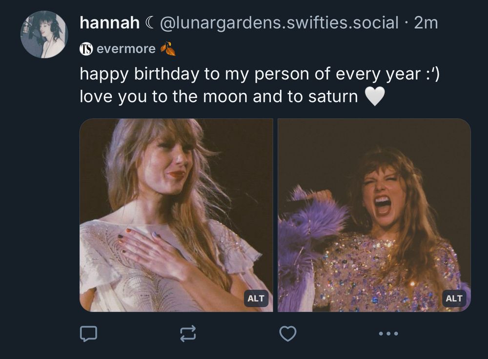 my 2024 happy bday post for taylor
