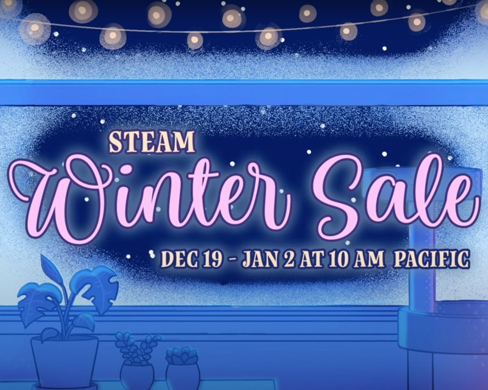 Steam 2024 Winter Sale promo art.