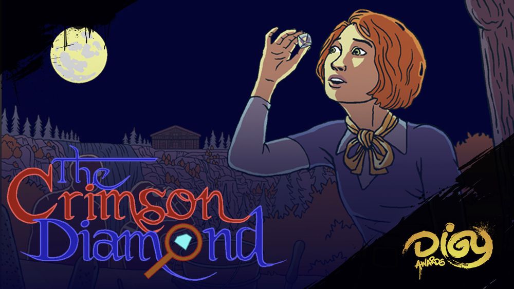 Image of The Crimson Diamond. Promo image for DIGY Awards nomination. TCD was nominated in the "Best Retro" category!
