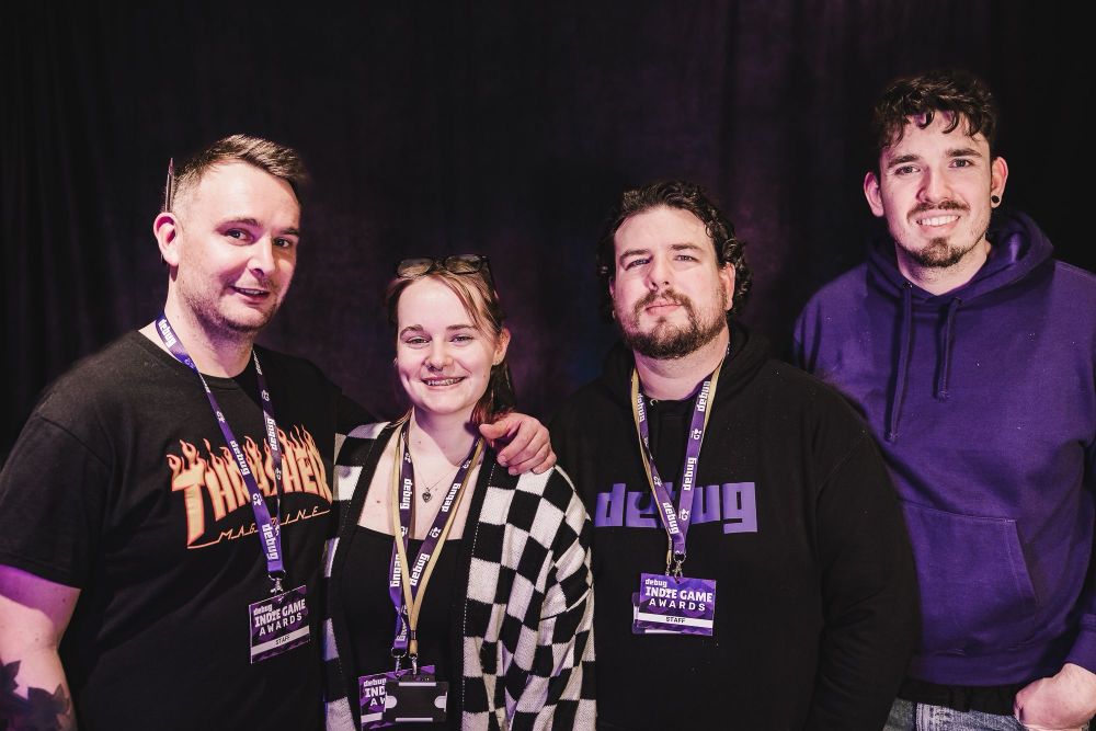 Alex, Aimee, Daniel, and Nick for the Debug Awards team