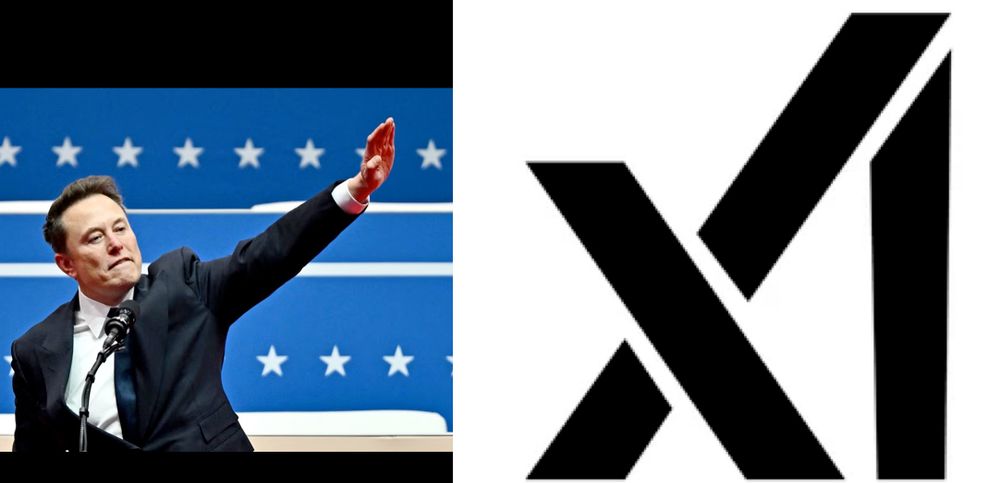 Is the xAi logo a Nazi salute?