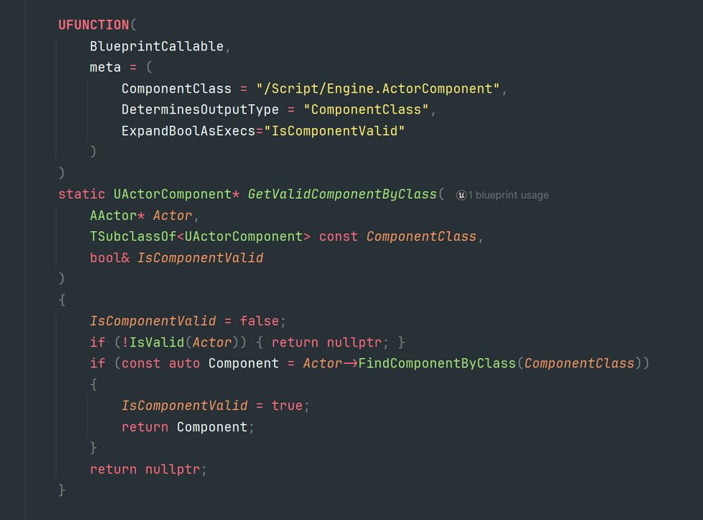 Screenshot of the code in the linked gist.