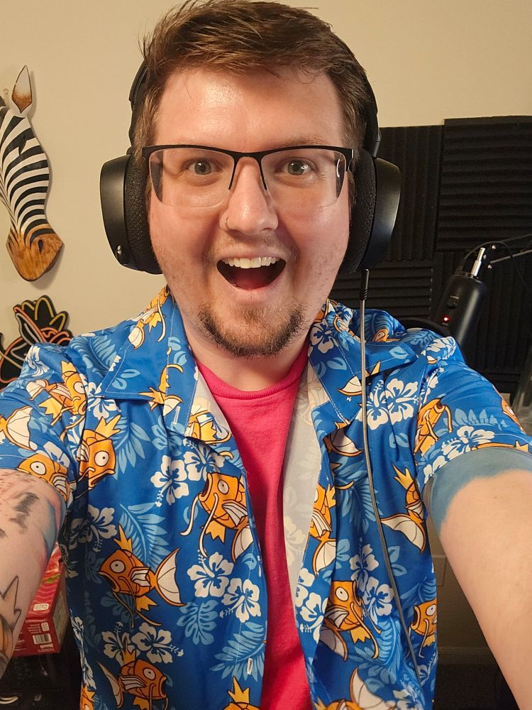 Magikarp button up shirt 